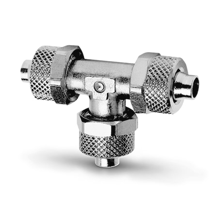 Camozzi Tee Connector, 6/4" 1540 6/4